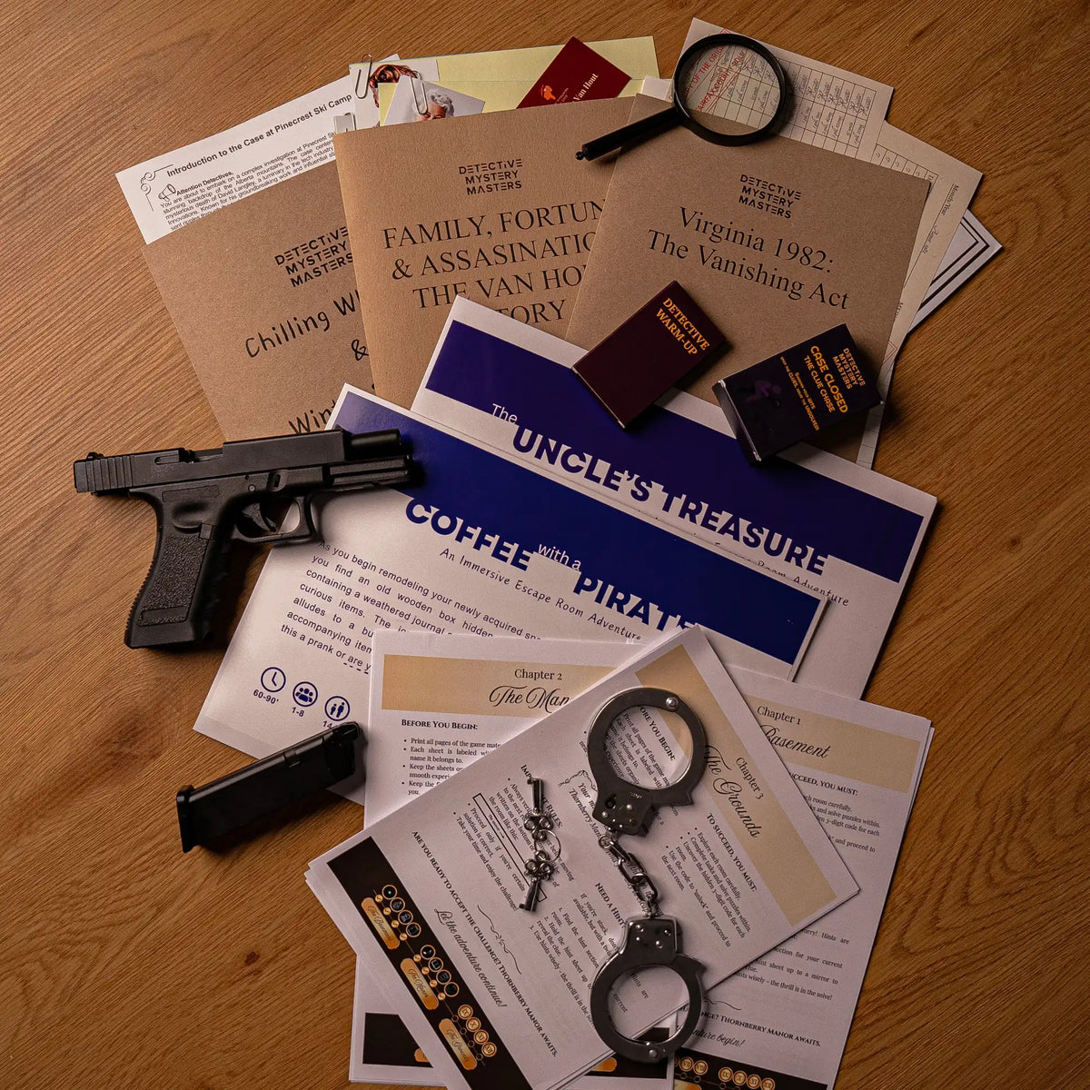 Detectiv File Box BUNDLE: All-in-One Detective Library – All 10 Games Included ...