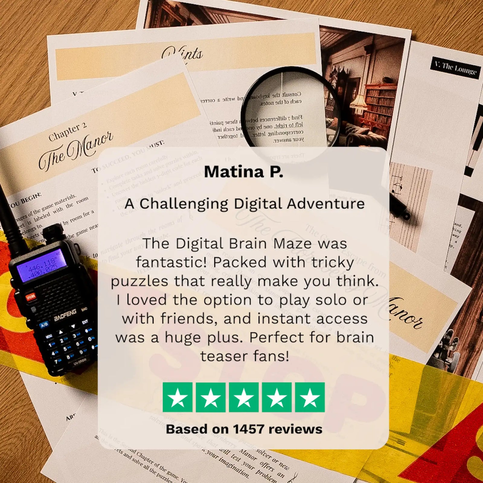 Manor Escape Ch.2 – Lounge (Printable)