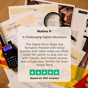 Brain Maze: Manor Escape Chapter 2 - The Lounge (Print & Play)