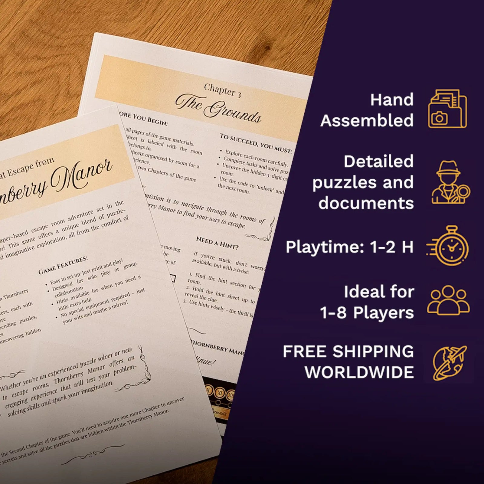 Manor Escape Ch.3 – Finale (Printable)
