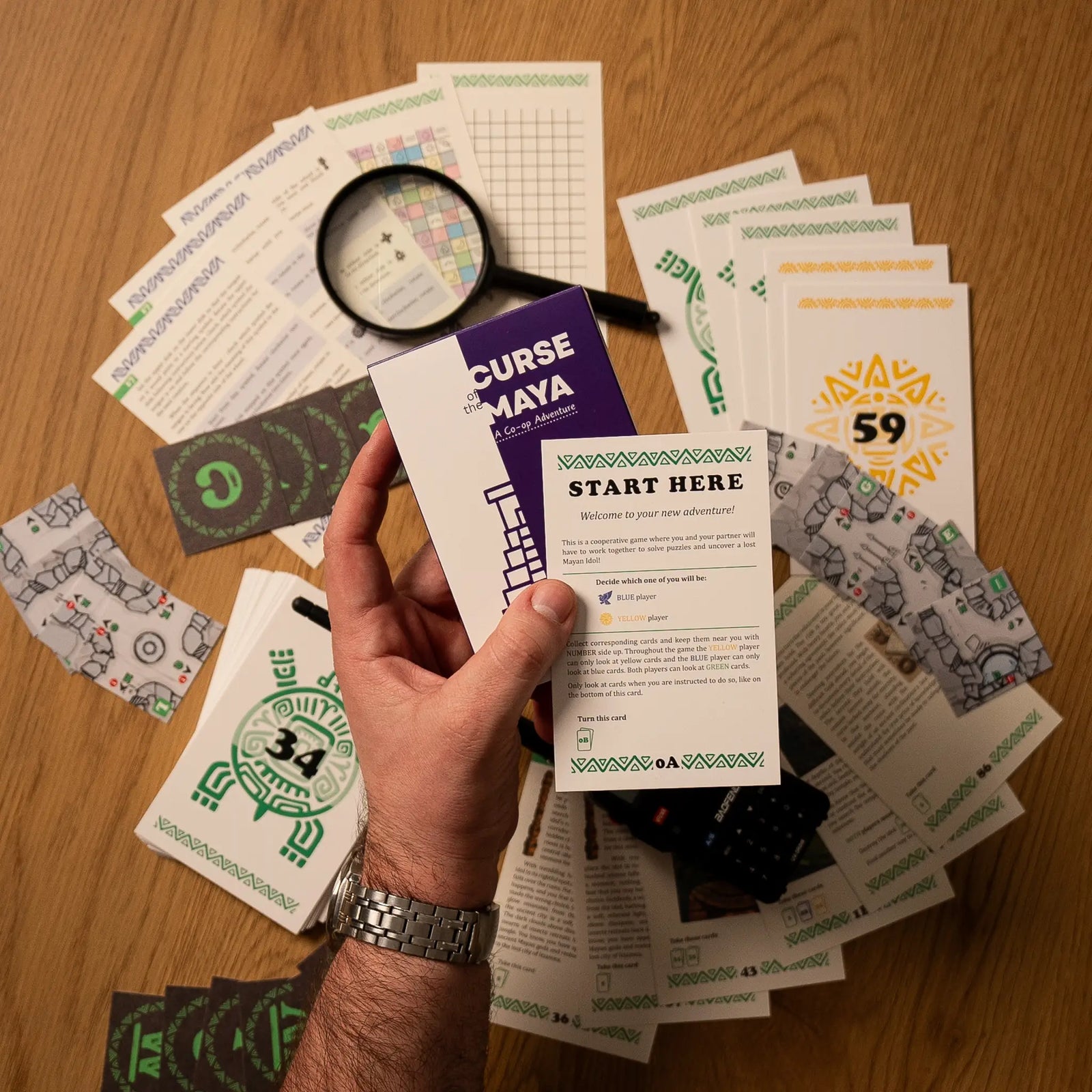 CURSE of the Maya puzzle game, a top gift for girlfriends or couples seeking a thrilling bonding activity.