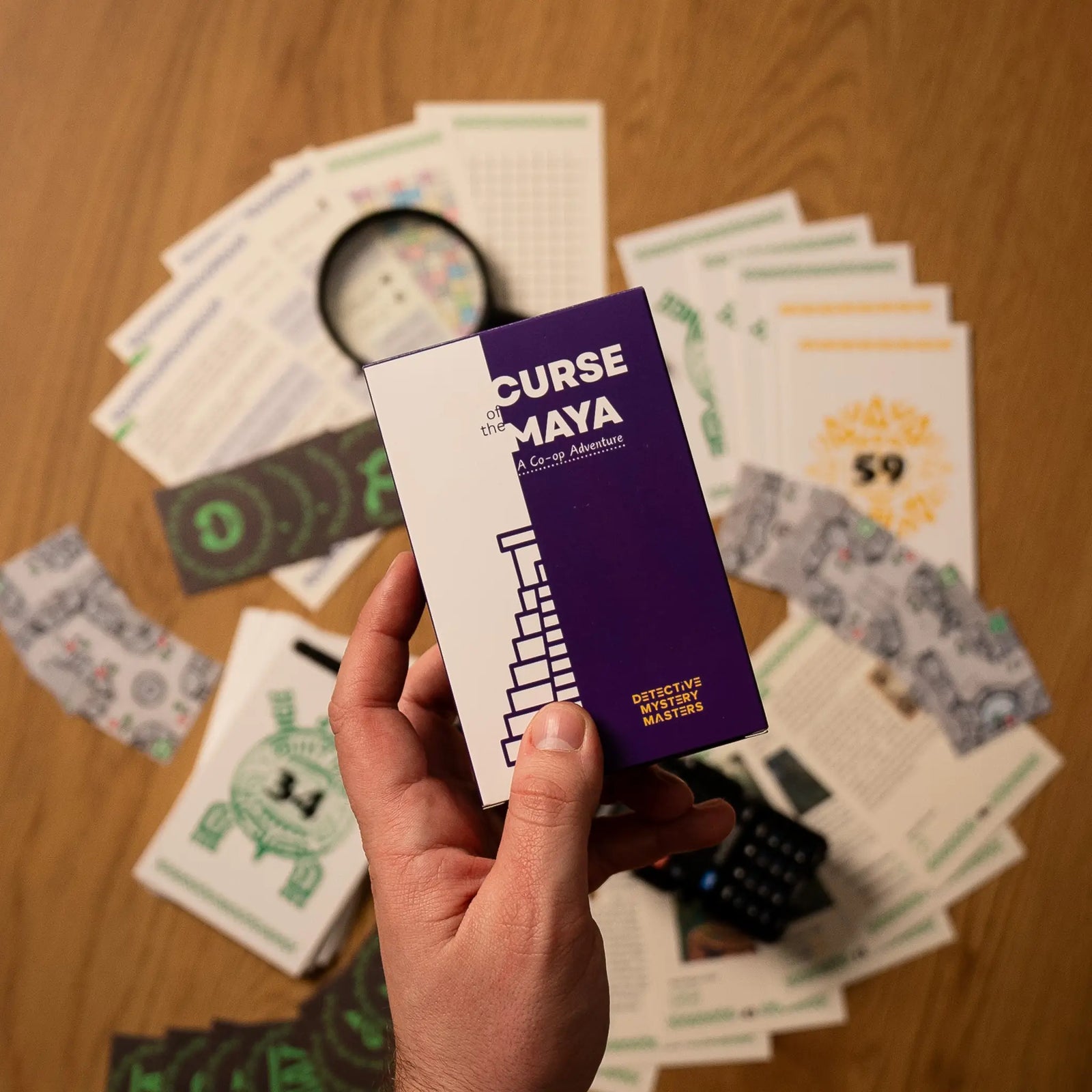 Official video for CURSE of the Maya, a cooperative 2-player mystery puzzle game that makes a perfect gift for couples or best friends.