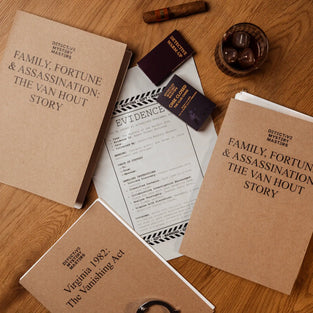 Overview of the Ultimate Mystery Bundle 5-in-1 featuring five immersive detective games, showcasing case materials and gameplay footage.